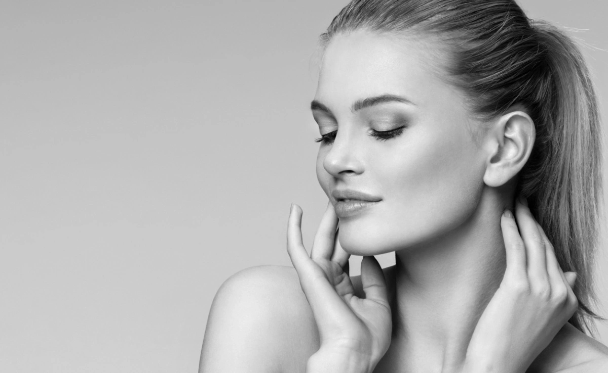 woman with beautiful ears after otoplasty
