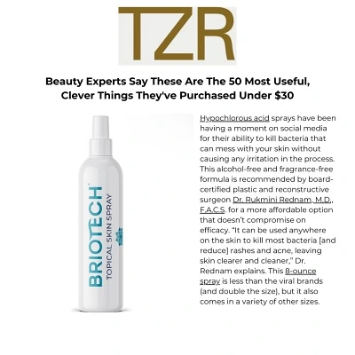 Rednam Recommends Affordable Beauty Products in The Zoe Report